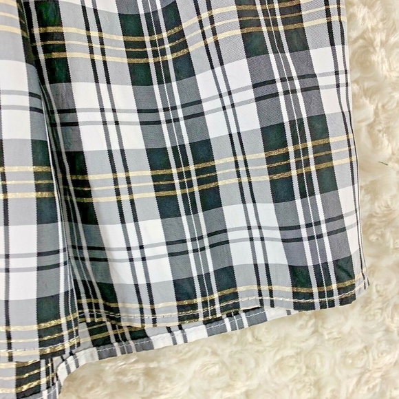 Necessary Objects Sz XS Skirt black white with gol - Picture 2 of 3